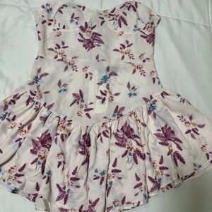 CBR Exclusive Floral Dress with Purple and Red Accents
